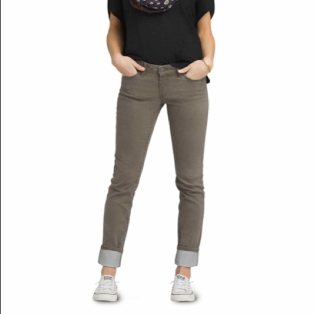 Prana Kara Cuffed Jeans Low Rise Organic Cotton